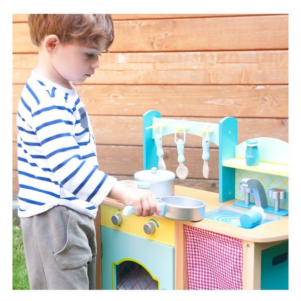 Продукт Andreu toys Прованс - голяма синя кухня с аксесоари - 0 - BG Hlapeta